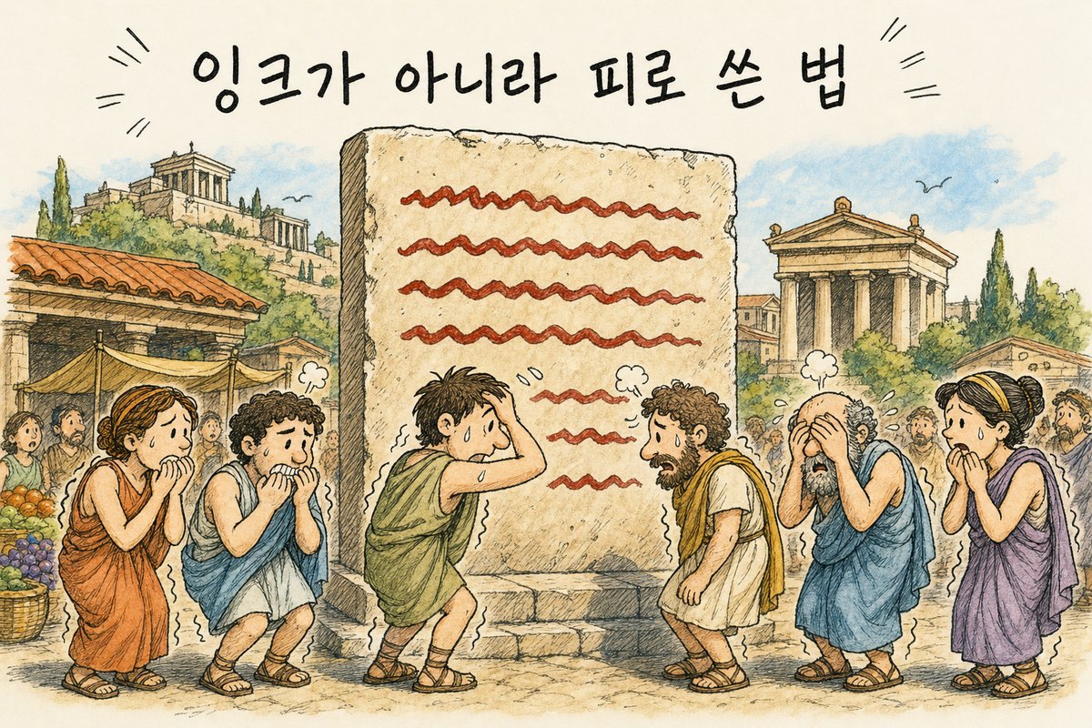 잉크가 아니라 피로 쓴 법